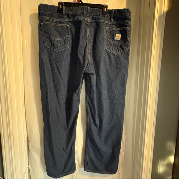 Carhartt FR Jeans Mens 46 X 30 Flame Resistant Blue Workwear Denim Pants Work - Picture 4 of 8